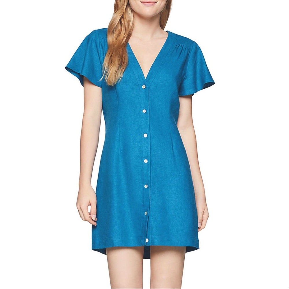 BCBG Button Up Dress
